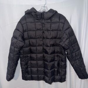 Reebok Charcoal Puffer Jacket
